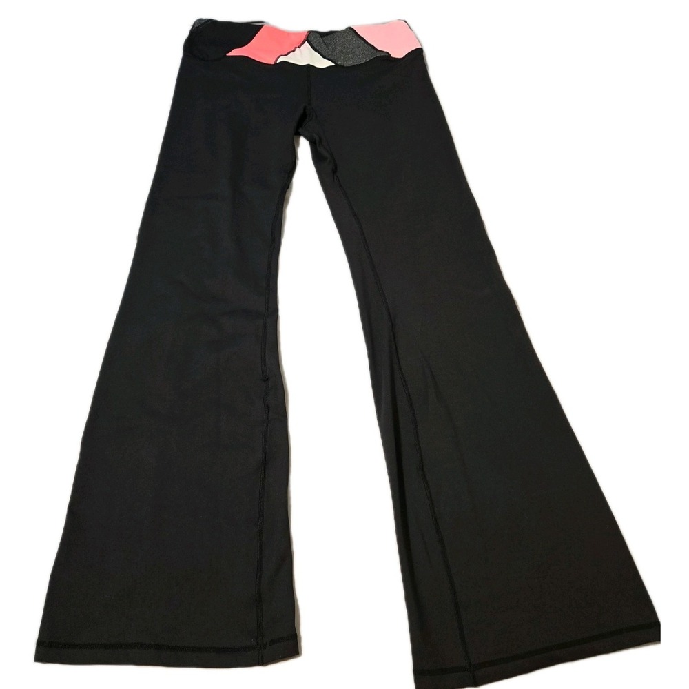 Lululemon Groove Yoga High-Rise Flared Leg Pants Black Size 10